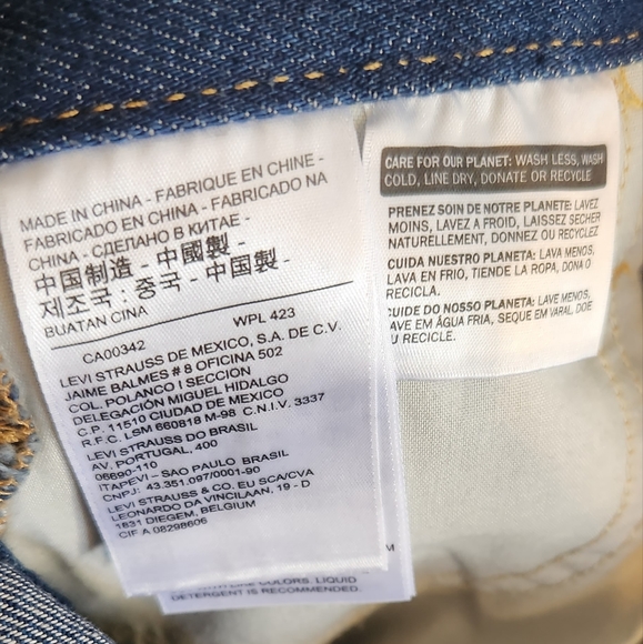 Levis Original blue denim overalls - Picture 7 of 8